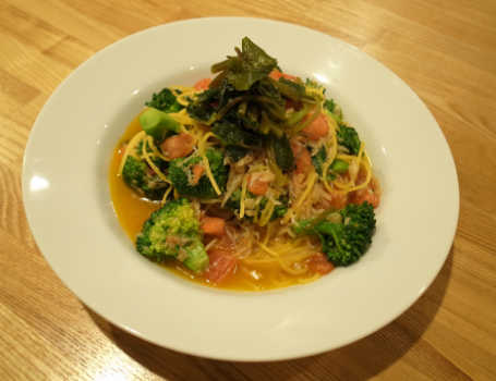 わさび漬のパスタ （アルチジャーノ）